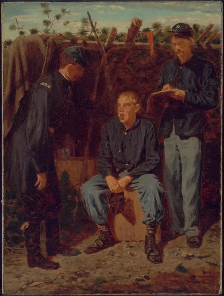 Playing Old Soldier, by Winslow Homer