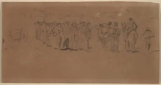 Preparing for the March, by Winslow Homer