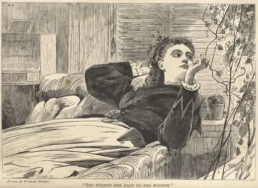 "She Turned her Face to the Window", by Winslow Homer