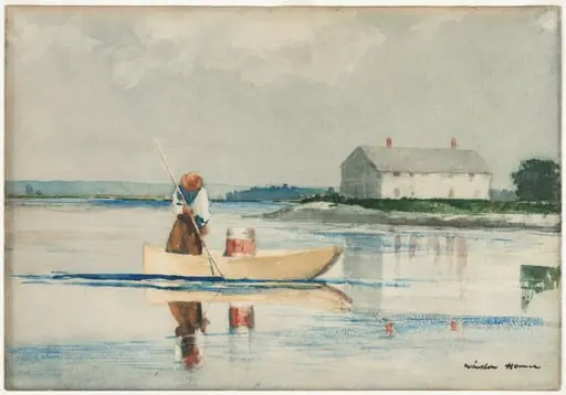 Spearing Eels, by Winslow Homer