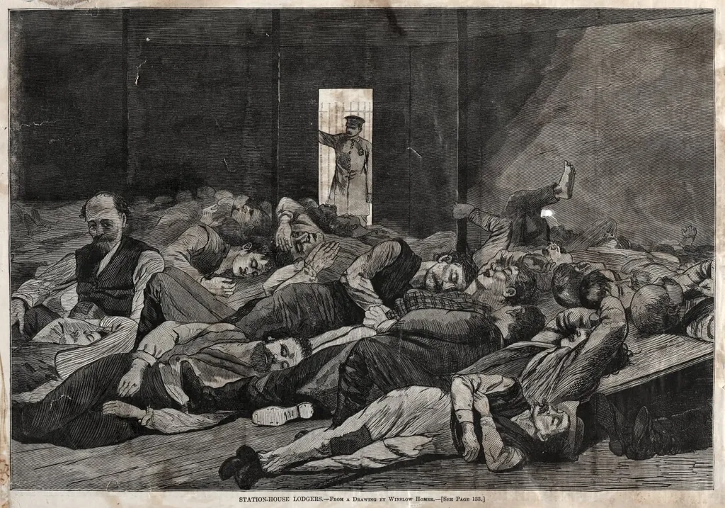 Station-House Lodgers, by Winslow Homer, 1874