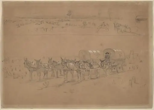 Supply Train, by Winslow Homer