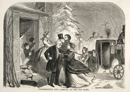 Thanksgiving Day - Arrival at the Old Home, by Winslow Homer