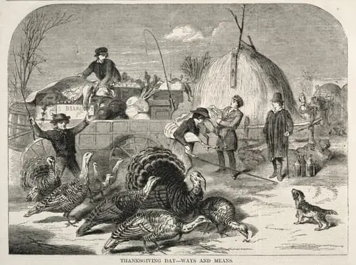 Thanksgiving Day - Ways and Means, by Winslow Homer