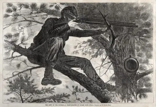 The Army of the Potomac - A Sharpshooter on Picket Duty, by Winslow Homer