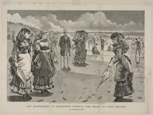 The Beach at Long Branch, by Winslow Homer