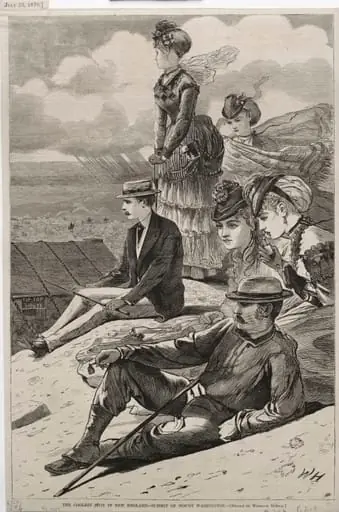 The Coolest Spot in New England - Summit of Mount Washington, by Winslow Homer