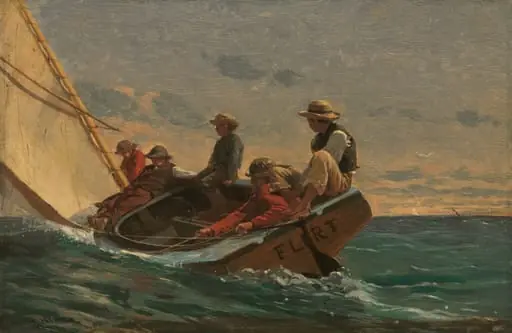 The Flirt, by Winslow Homer