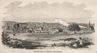 The New Town of Belmont, Massachusetts, by Winslow Homer, 1859