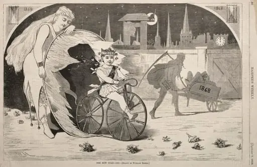 The New Year - 1869, by Winslow Homer