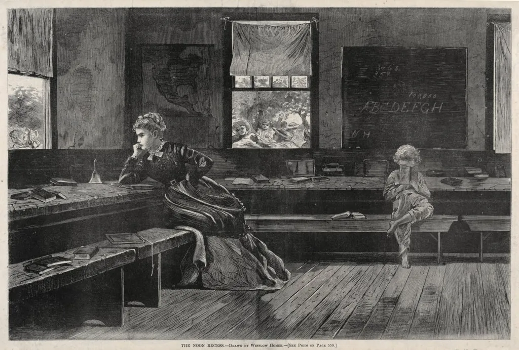 The Noon Recess, by Winslow Homer, 1873