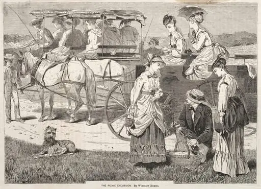 The Picnic Excursion, by Winslow Homer