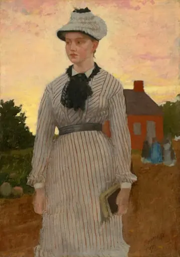 The Red School House, by Winslow Homer