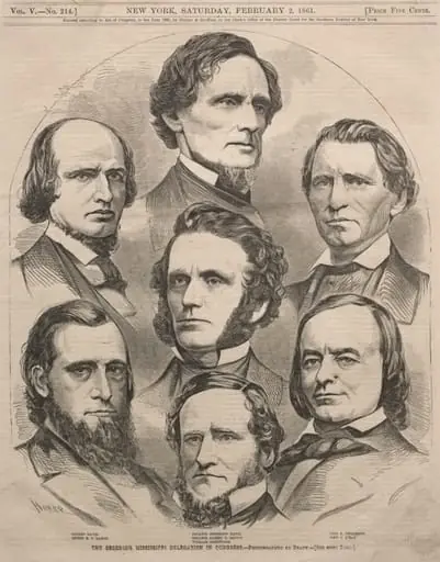 The Seceding Mississippi Delegation in Congress, by Winslow Homer