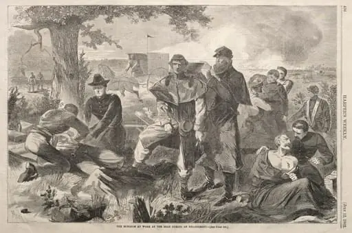 The Surgeon at Work at the Rear during an Engagement, by Winslow Homer