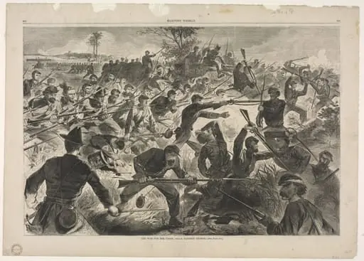 The War for the Union, 1862 - A Bayonet Charge, by Winslow Homer
