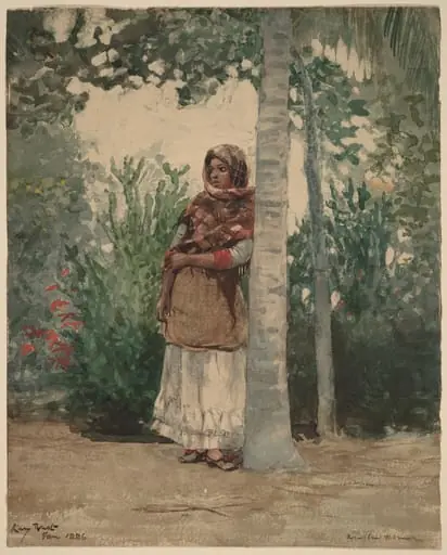 Under a Palm Tree, by Winslow Homer