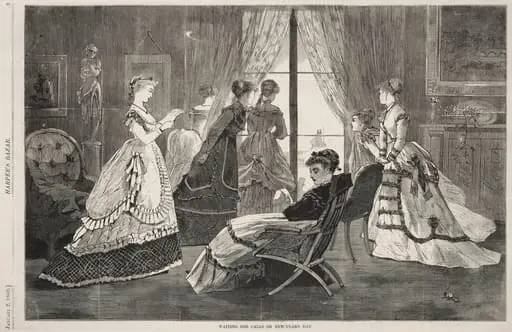 Waiting for Calls on New Year's Day, by Winslow Homer