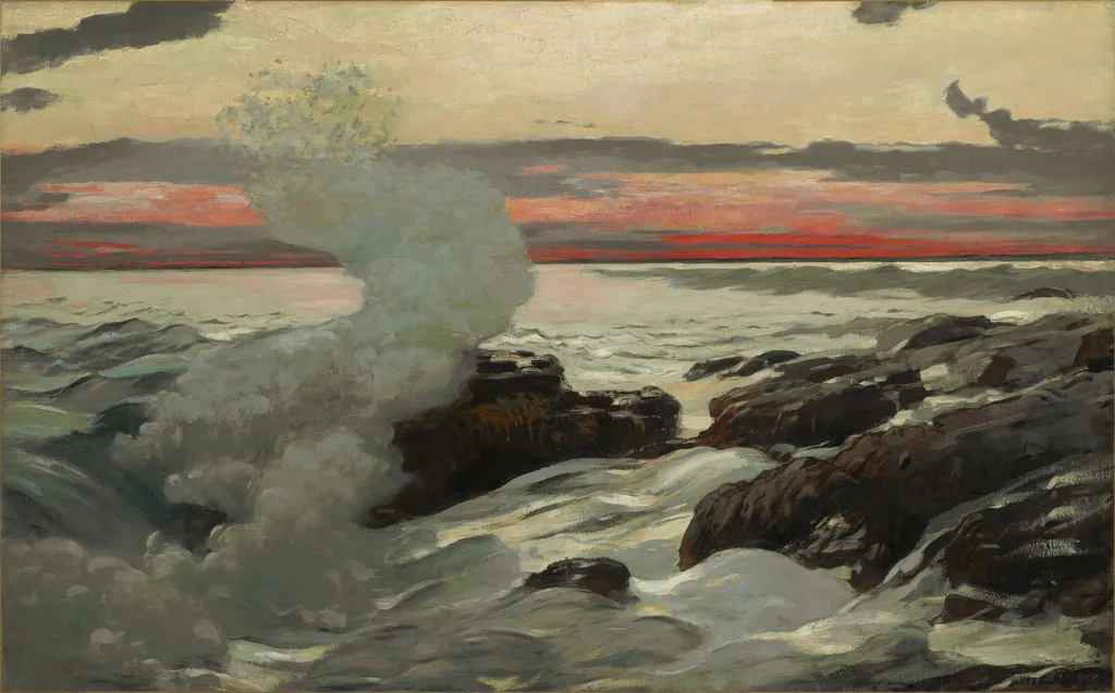 West Point, Prout's Neck, by Winslow Homer, oil, 1900