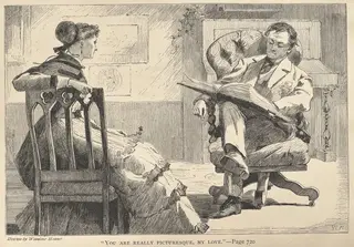 "You Are Really Picturesque, My Love", by Winslow Homer, 1868