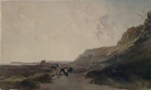 Coast Scene, by Wint,