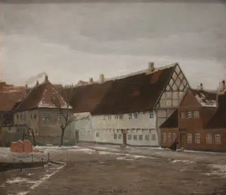 Winter Evening in Ribe, Jutland