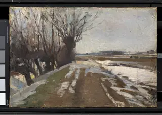 Winter Landscape. Utterslev near Copenhagen, 1887