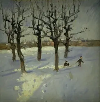 Winter Scene in a Suburb of Copenhagen