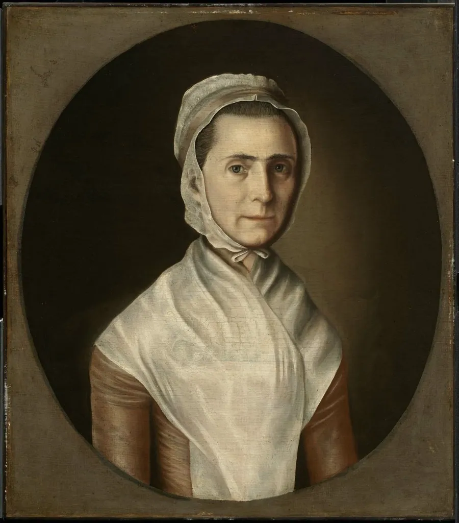 Mrs. Levi Willard (Catherine Chandler), by Winthrop Chandler, oil, 1772