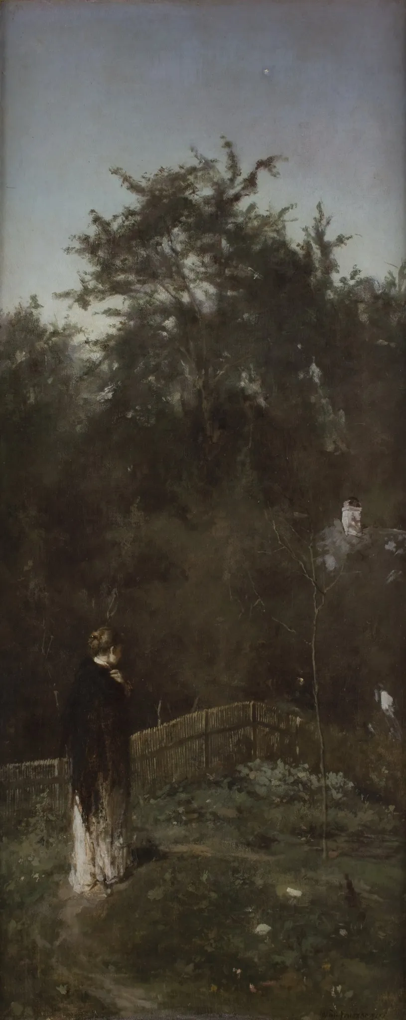 Dusk, by Witold Pruszkowski, oil, 1881