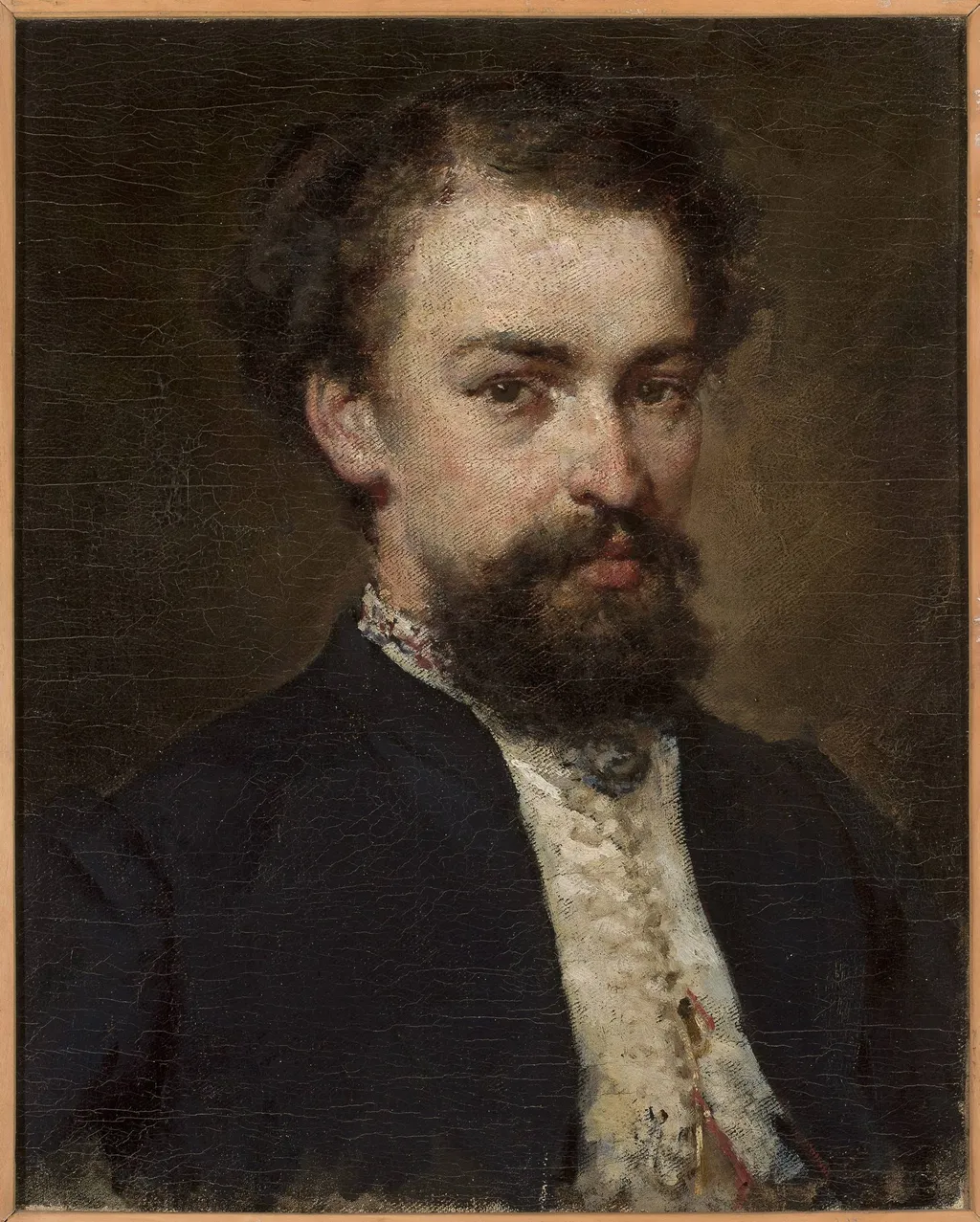 Portrait of Włodzimierz de Rosenwerth Rużycki, by Witold Pruszkowski, oil, 1865