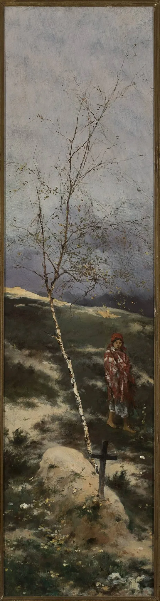 Suicide’s grave, by Witold Pruszkowski, oil, 1891