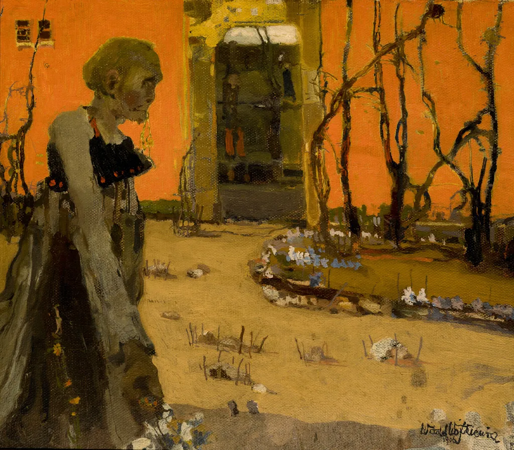 Fantasy, by Witold Wojtkiewicz, oil, 1890