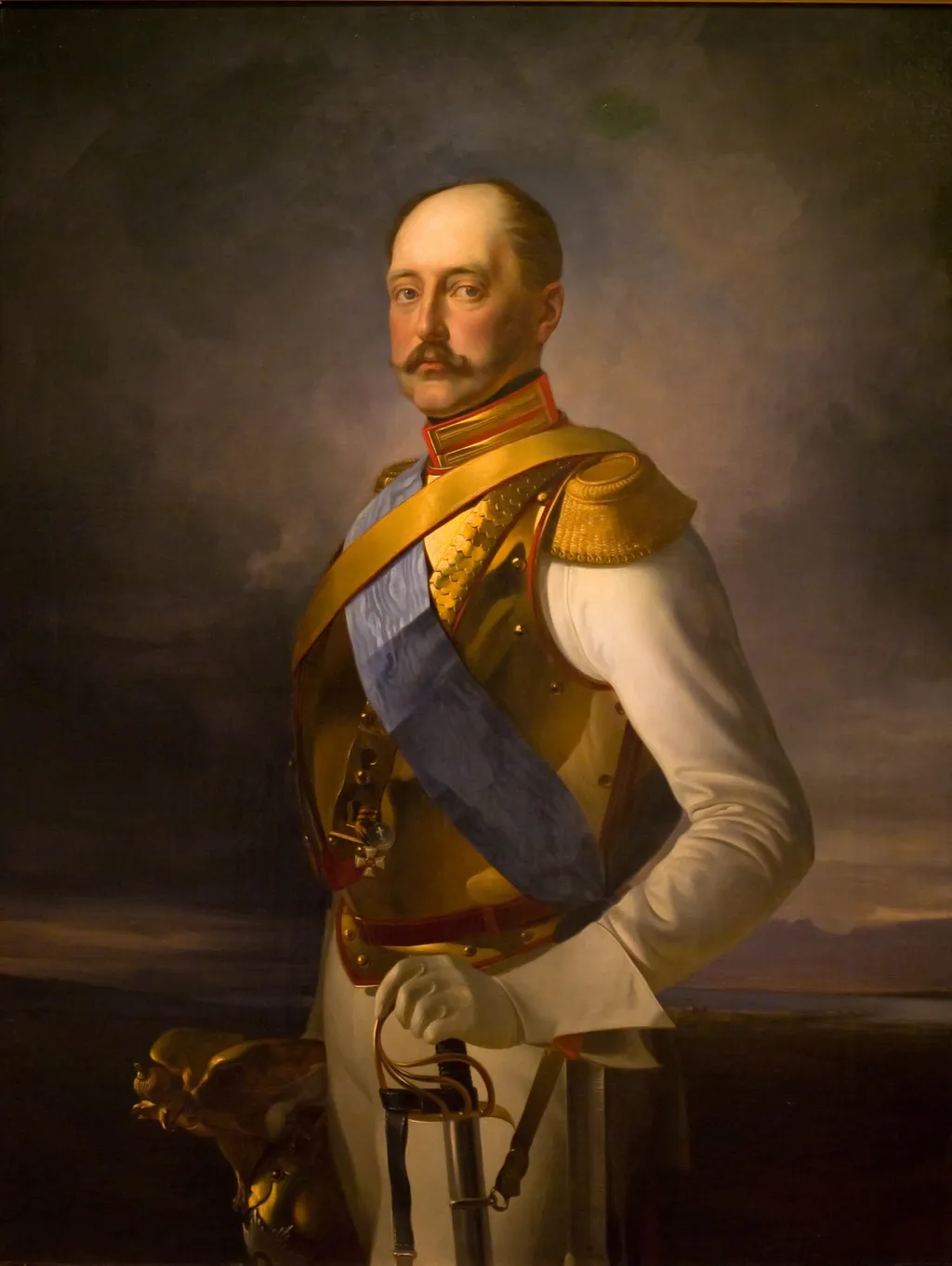 Portrait of Emperor Nicholas I, by Wladimir Swertschkoff, oil, 1856