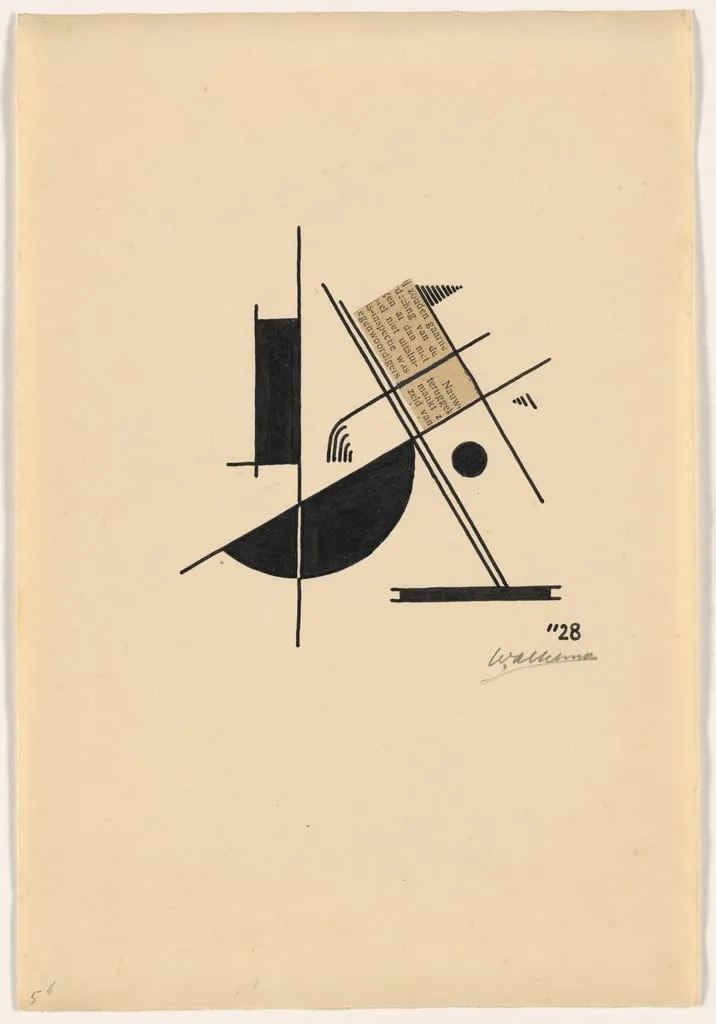 Untitled, by Wobbe Alkema, graphite, 1928