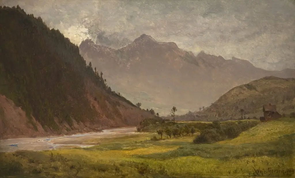 Fair Weather in the Pieniny Mountains, by Wojciech Gerson