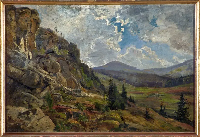 Mountain landscape, by Wojciech Gerson