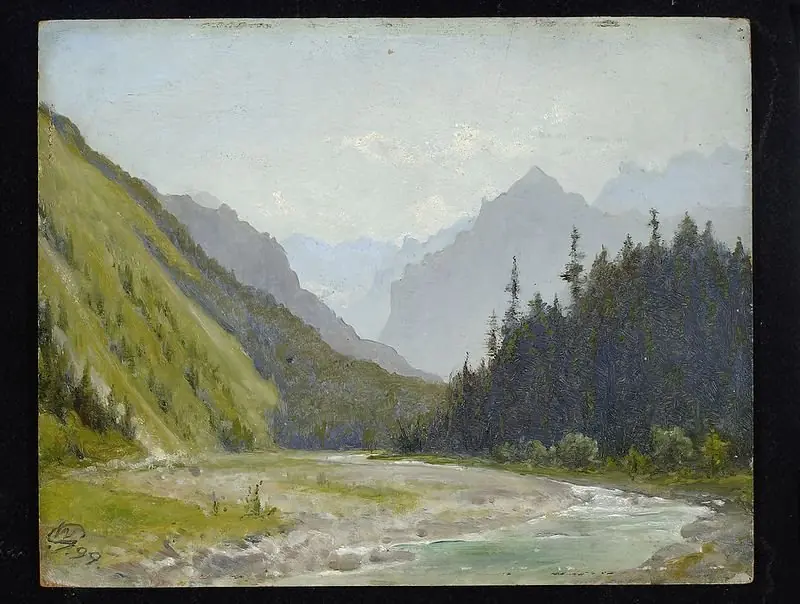 White Water Valley in the Tatra Mountains, by Wojciech Gerson