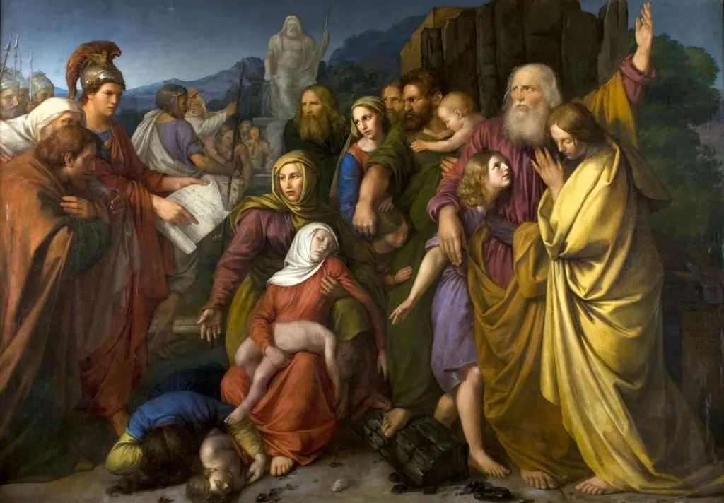 Maccabees, by Wojciech Stattler, oil, 1836