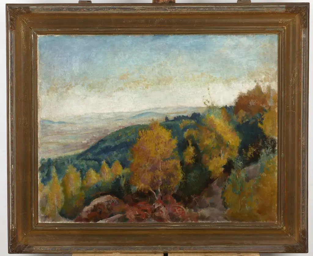 Autumn Landscape – Environs of Kalwaria Zebrzydowska, by Wojciech Weiss