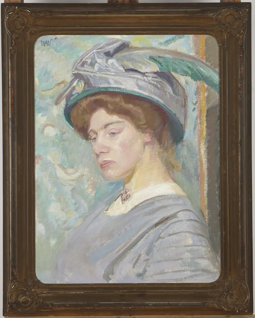 Portrait of Janina Stanisławska, by Wojciech Weiss