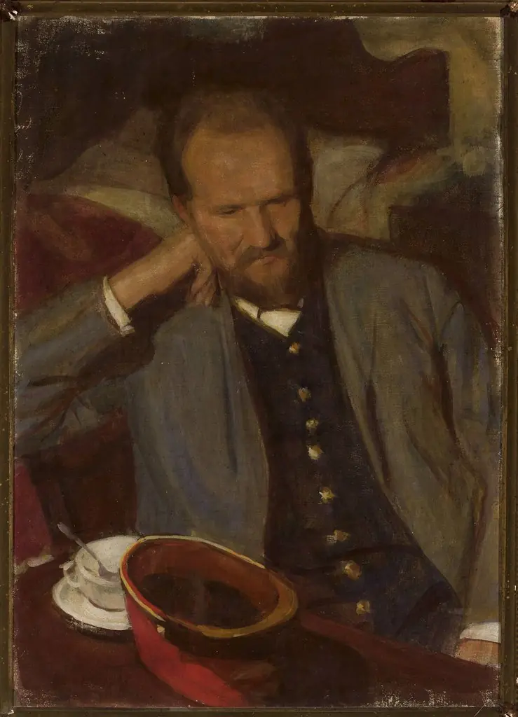 Portrait of Stanisław Florek, railway official, by Wojciech Weiss