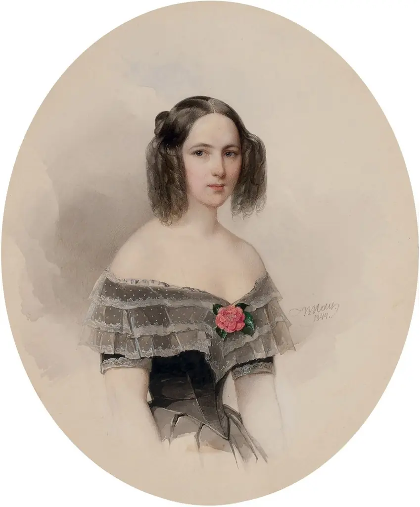 Natalia Pushkina, by Woldemar Hau