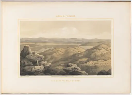 View from the Peak of Otter, No. 1, by Woldemar Rau