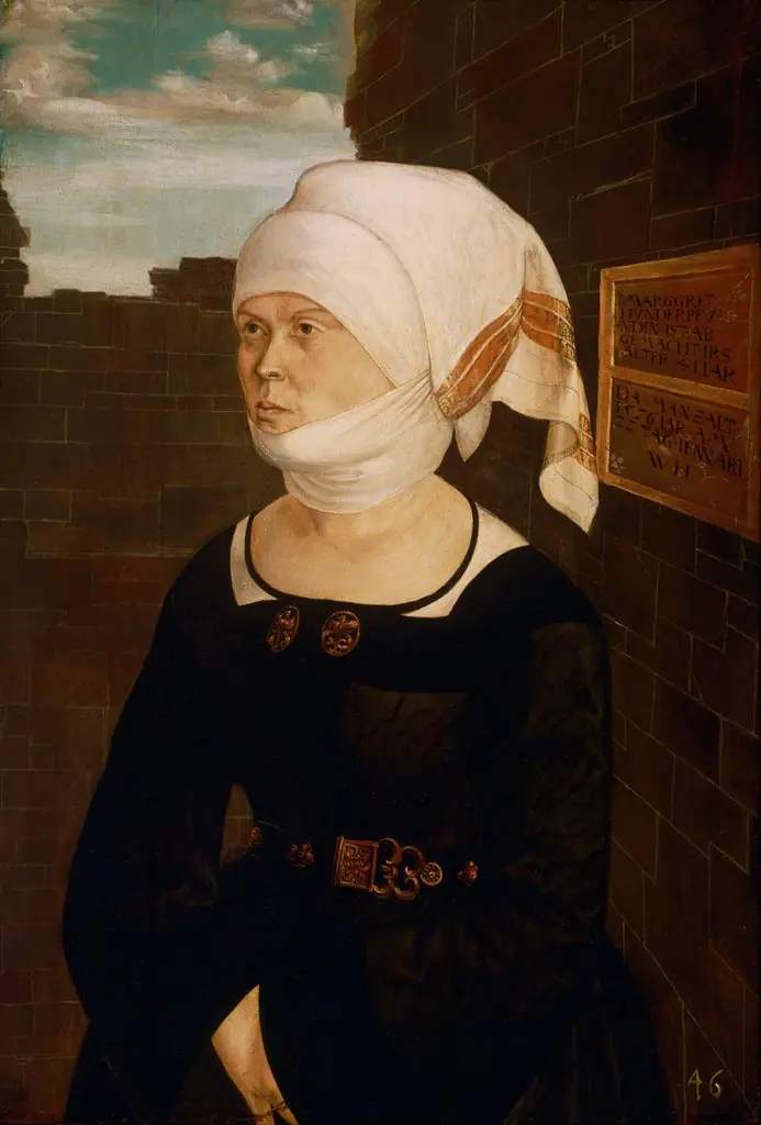 Portrait of Margaret Hundertpfundt, by Wolf Huber