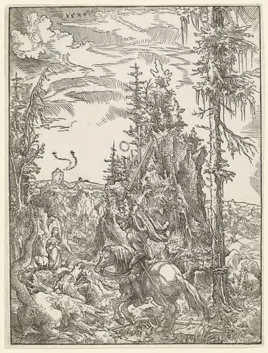 Saint George Killing the Dragon, by Wolf Huber