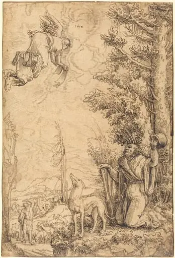 The Annunciation to Joachim, by Wolf Huber