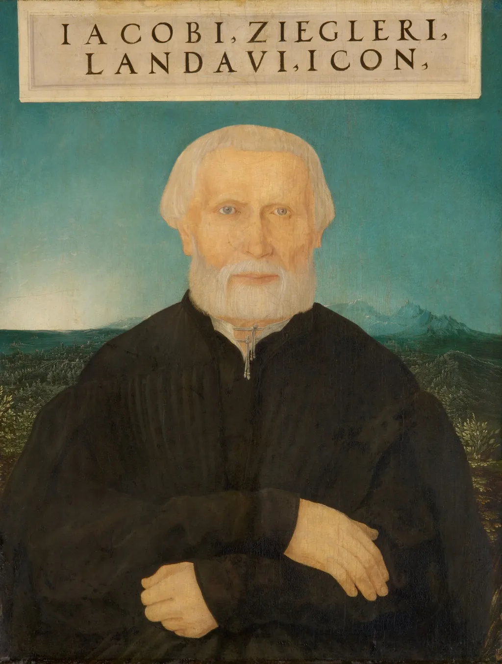 The Humanist Jacob Ziegler (1470/1471-1549), by Wolf Huber, oil, 1540