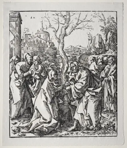 Christ Taking Leave of his Mother, by Wolf Traut