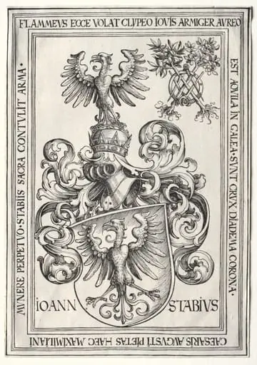 Coat of Arms of Johann Stabius, by Wolf Traut